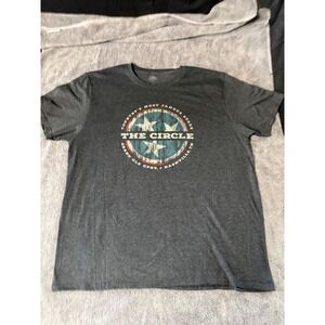 Grand Ole Opry The Circle Nashville TN Graphic T-Shirt Mens XL Charcoal Gray